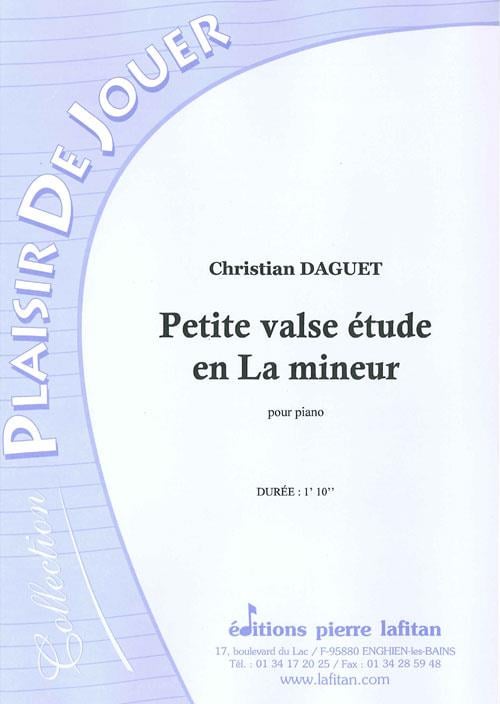 Petite Valse Étude En la Mineur